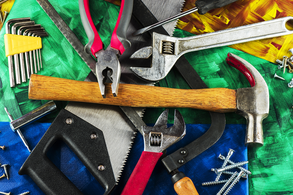 tools, hammer, maintenance, home repair